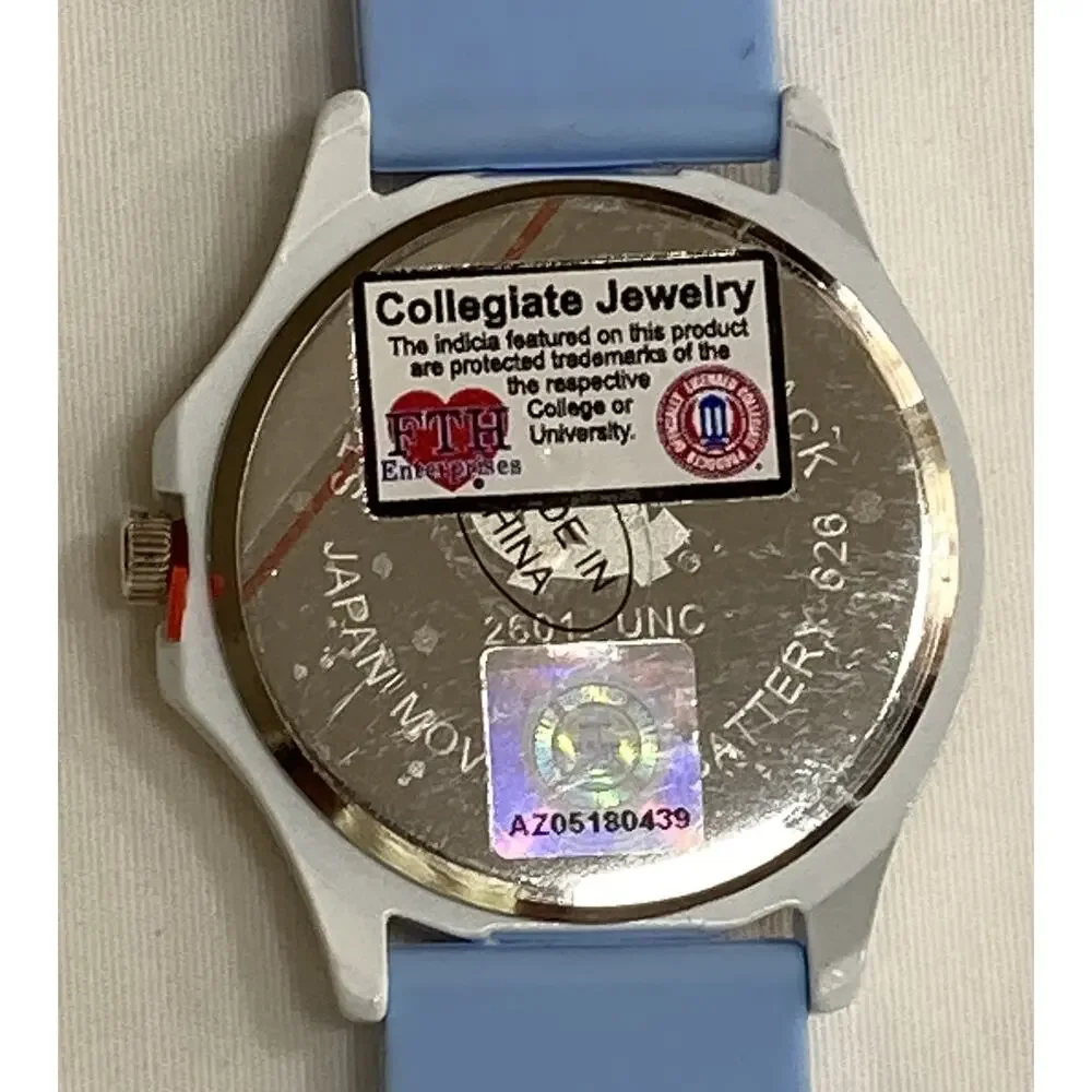 North Carolina Tar Heels Ladies Crystals Watch, Gift for Her Mom , NCAA